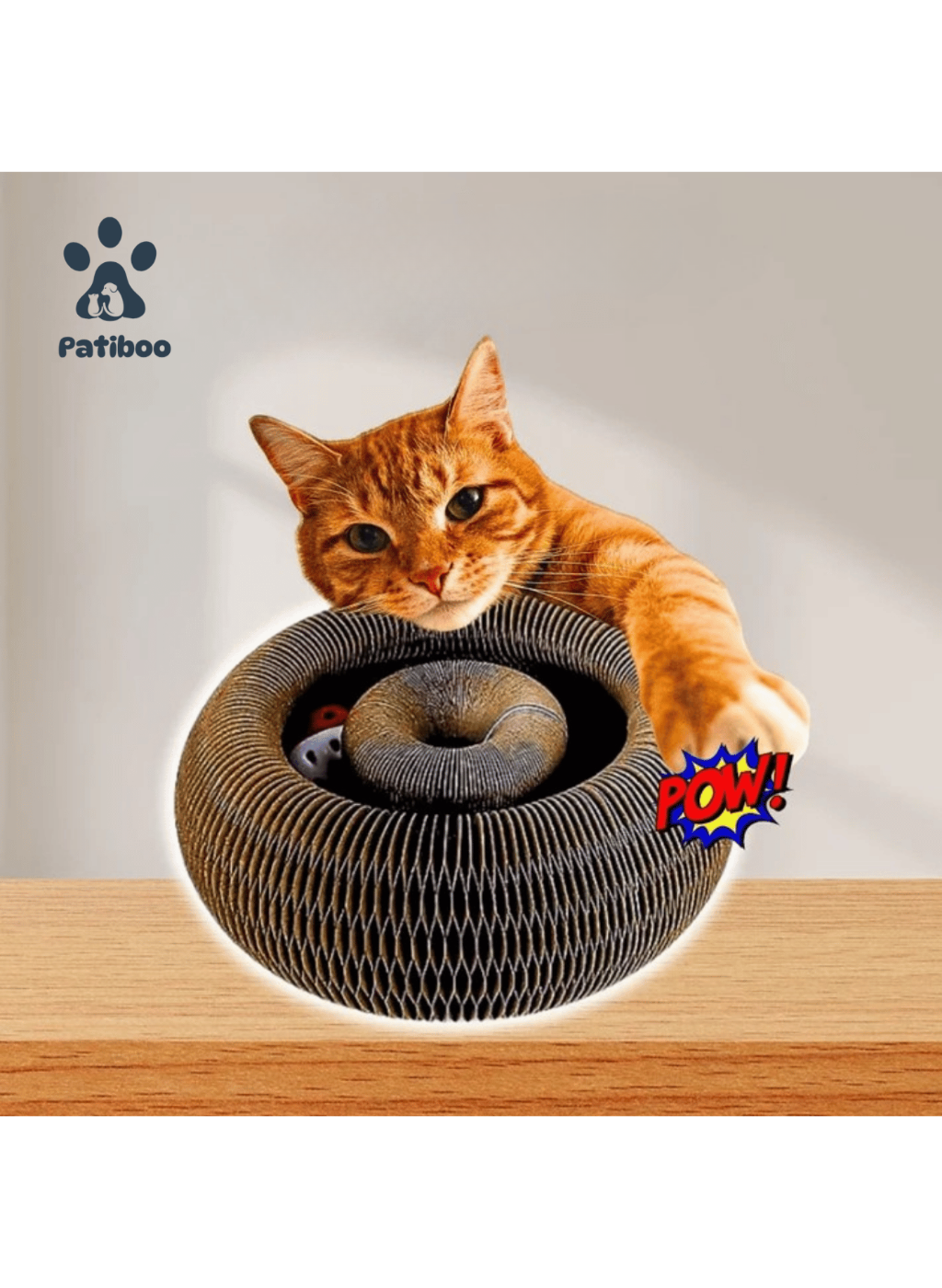 🐾 Patiboo™ Akıllı Tırmalama ve Oyun Yatağı